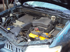 2005 MITSUBISHI OUTLANDER LS, 2.4L, AUTOMATIC, 2WD, COLOR GREEN, STK 143682